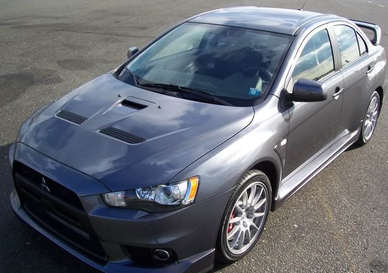 My new Dark Gray Evo X + SSS + Aero Mitsubishi